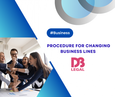 PROCEDURE FOR CHANGING BUSINESS LINES