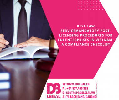 DOANH NGHIỆP CÓ VỐN ĐẦU TƯ NƯỚC NGOÀI CẦN THỰC HIỆN NHỮNG THỦ TỤC NÀO SAU KHI ĐƯỢC CẤP GIẤY CHỨNG NHẬN ĐĂNG KÝ ĐẦU TƯ VÀ GIẤY CHỨNG NHẬN ĐĂNG KÝ KINH DOANH