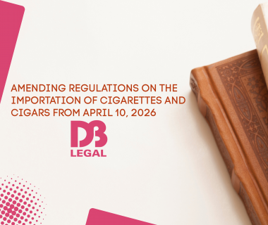 AMENDING REGULATIONS ON THE IMPORTATION OF CIGARETTES AND CIGARS FROM APRIL 10, 2026