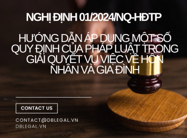 NGHỊ QUYẾT SỐ 01/2024/NQ-HĐTP NGÀY 16 THÁNG 05 NĂM 2024 HƯỚNG DẪN ÁP DỤNG MỘT SỐ QUY ĐỊNH CỦA PHÁP LUẬT TRONG GIẢI QUYẾT VỤ VIỆC VỀ HÔN NHÂN VÀ GIA ĐÌNH