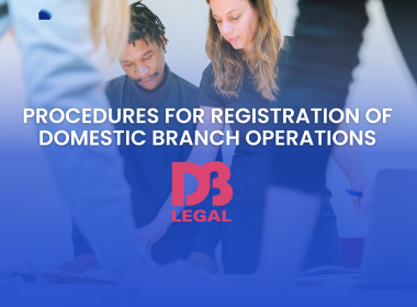 PROCEDURES FOR REGISTRATION OF DOMESTIC BRANCH OPERATIONS