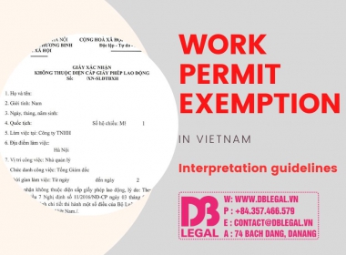 CASES OF WORK PERMIT EXEMPTION AND CONFIRMATION PROCEDURES