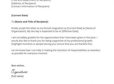 Đơn xin thôi việc